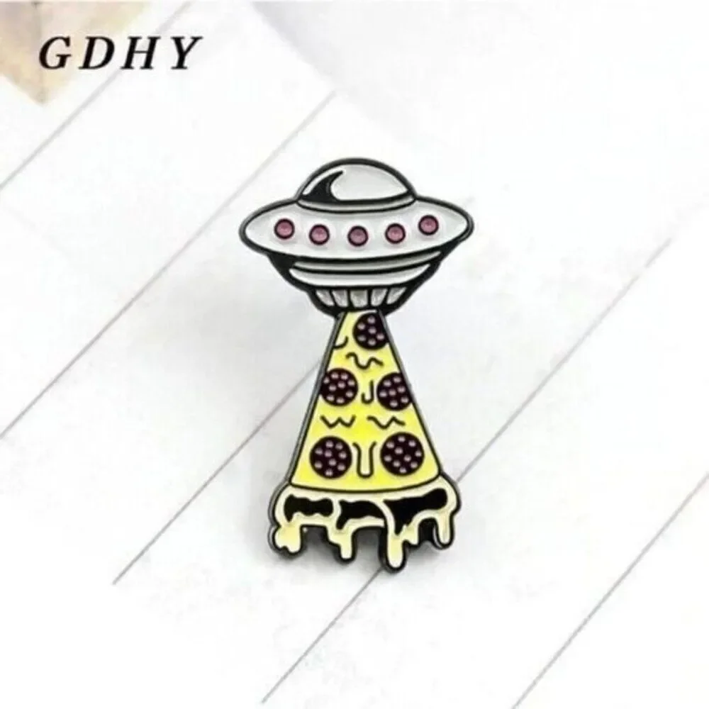 3/20 Spaceship Pizza Enamel Pin
